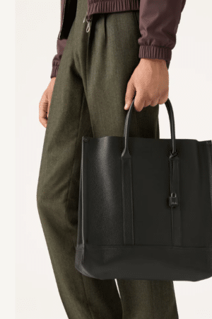 [로로피아나] 빔 스몰 토트백 블랙 FAO4357