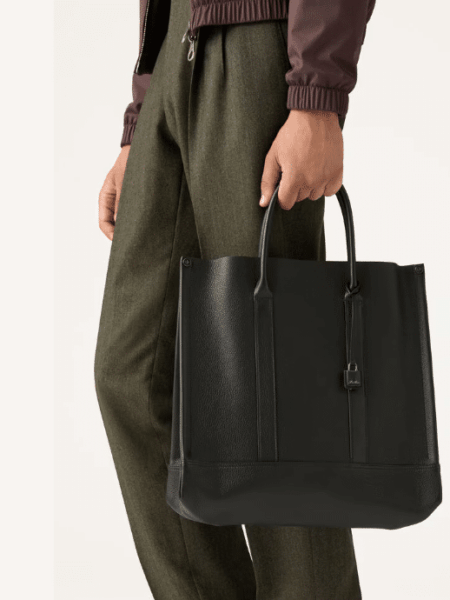 [로로피아나] 빔 스몰 토트백 블랙 FAO4357