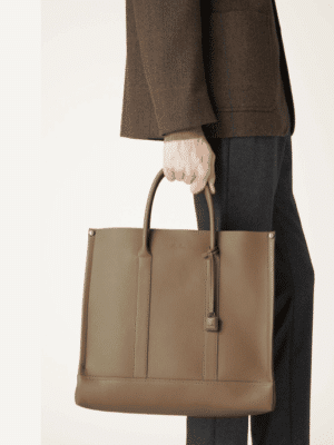 [로로피아나] 빔 스몰 토트백 브라운 FAO4357