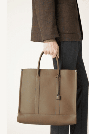 [로로피아나] 빔 스몰 토트백 브라운 FAO4357