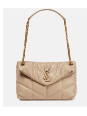 [생로랑] 푸퍼 스몰 숄더백 베이지 577476
