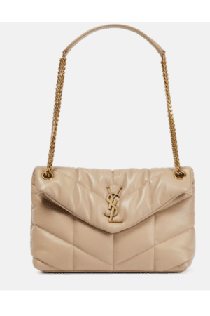 [생로랑] 푸퍼 스몰 숄더백 베이지 577476