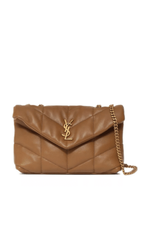 [생로랑] 푸퍼 토이 숄더백 브라운 759337