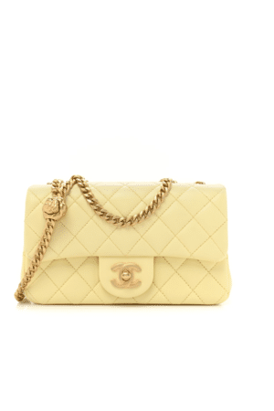 [샤넬] 까멜리아 골드볼 뉴미니 플랩백 AS4041