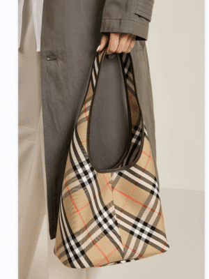 [버버리] 스몰 체크 호보 숄더백 8094678