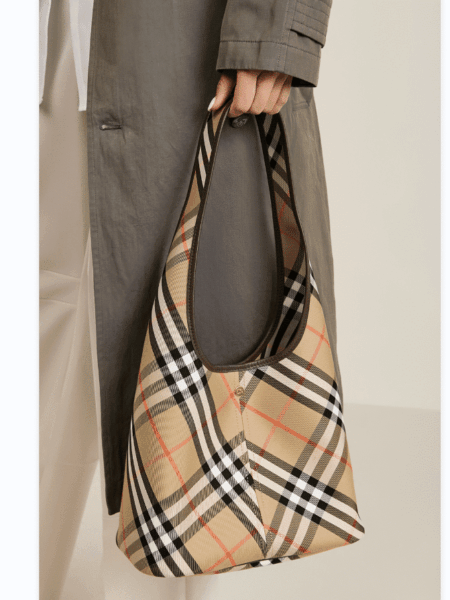 [버버리] 스몰 체크 호보 숄더백 8094678