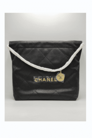 [샤넬] 22 스몰 금장 핸드백 캐비어 AS3260