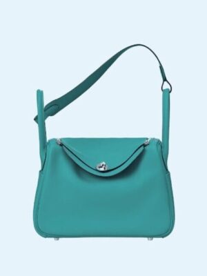 [에르메스] 린디 30cm Swift/ Malachite/Vert Rousseau - Silver