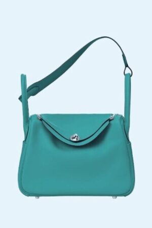 [에르메스] 린디 30cm Swift/ Malachite/Vert Rousseau - Silver