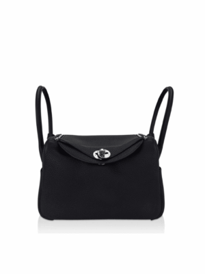 [에르메스] 린디 26cm Taurillon Clemence/ Noir - Silver