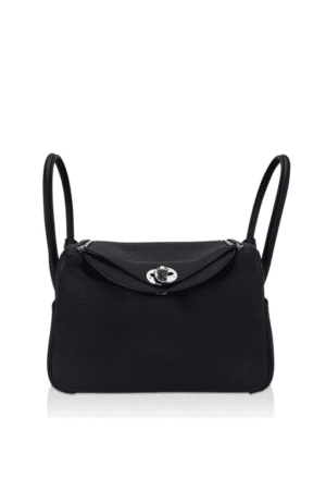 [에르메스] 린디 26cm Taurillon Clemence/ Noir - Silver