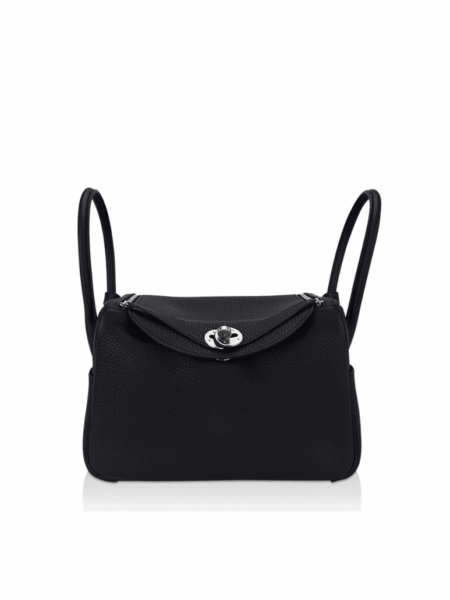 [에르메스] 린디 26cm Taurillon Clemence/ Noir - Silver