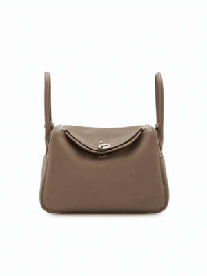 [에르메스] 린디 26cm Taurillon Clemence/ Etoupe - Silver