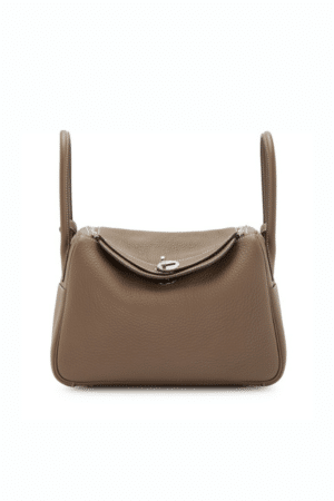 [에르메스] 린디 26cm Taurillon Clemence/ Etoupe - Silver