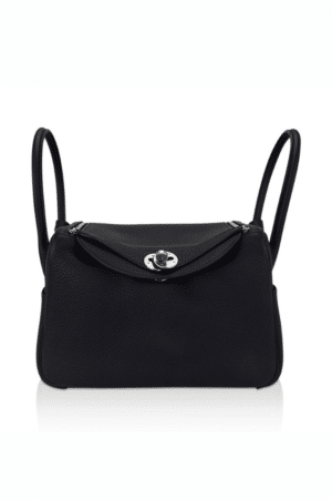 [에르메스] 린디  26cm Clemence/ Noir - Silver