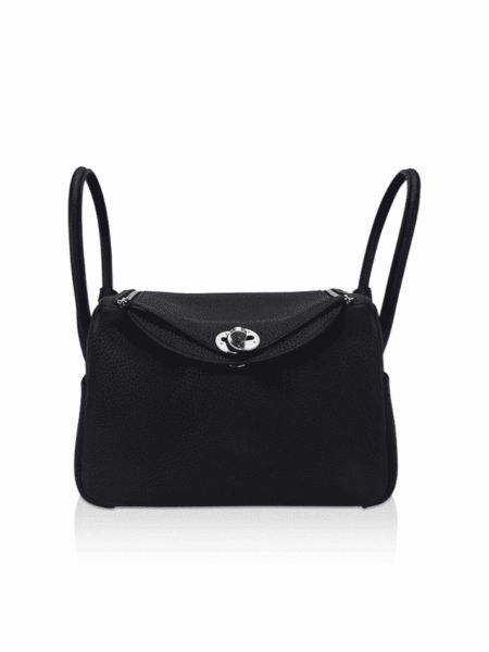 [에르메스] 린디  26cm Clemence/ Noir - Silver