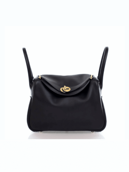 [에르메스] 린디 26cm Swift/ Noir - Gold