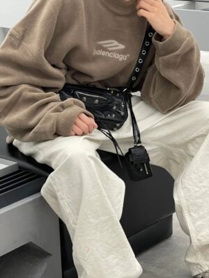 [발렌시아가] 르 카골 XS 플랩백 블랙 719082210KR1000