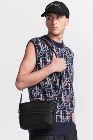 [디올] 라이더 2.0 지퍼 메신저 백 1ESPO340LLG_H00N