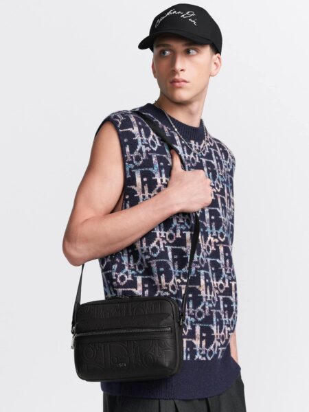 [디올] 라이더 2.0 지퍼 메신저 백 1ESPO340LLG_H00N