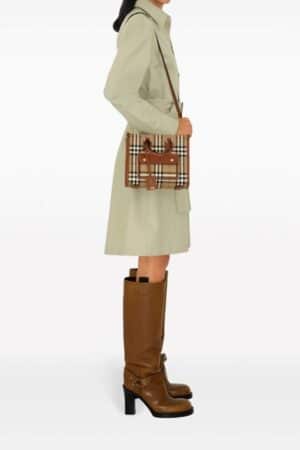 [버버리] 미니 프레야 빈티지 체크 숄더겸 토트백 8097566