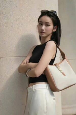 [생로랑] 캔버스 & 소프트 레더 LE 5 À 7 스몰백 727709