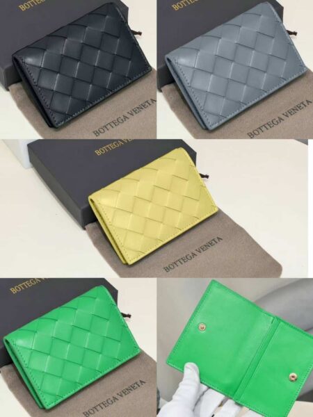 [보테가베네타] 양가죽 인트레치아토 명함 케이스 667141 (4 COLORS)