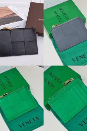 [보테가베네타] 소가죽 카세트 지퍼 카드 케이스 681010VCQC43722 (3 COLORS)