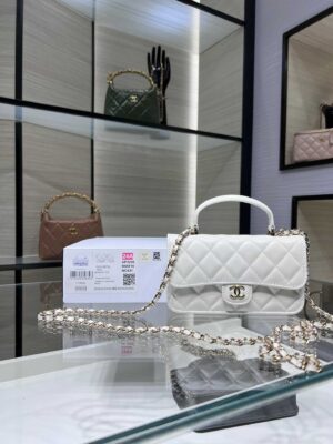 [샤넬] 탑 핸들 플랩 백 램스킨 AP3226 (6 COLOR)