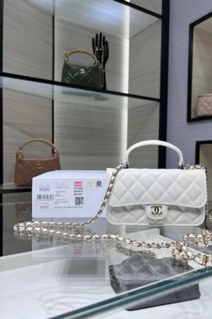 [샤넬] 탑 핸들 플랩 백 램스킨 AP3226 (6 COLOR)