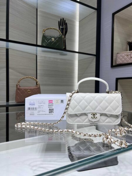 [샤넬] 탑 핸들 플랩 백 램스킨 AP3226 (6 COLOR)