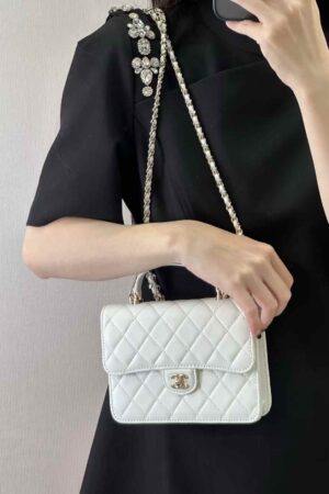 [샤넬] 탑 핸들 스쿨 백팩 크로스백 AP4450 (6 COLOR)