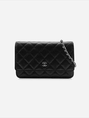 [베트남 출고] 샤넬 클래식 WOC 캐비어 블랙 은장 AP0250