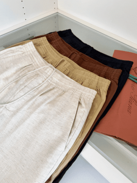 [로로피아나] 린넨 드로스트링 팬츠 (4 COLOR)