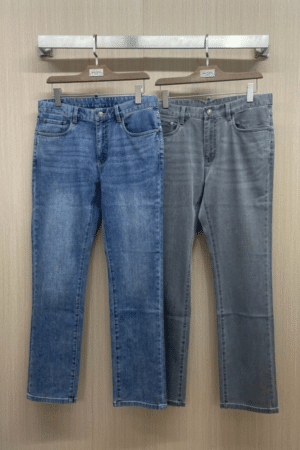 [로로피아나] 슬림핏 가먼트 다이드 코튼 블렌드 데님 진 (2 COLORS)