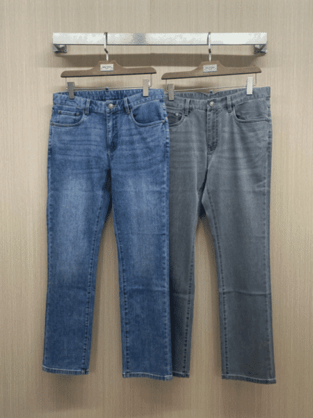 [로로피아나] 슬림핏 가먼트 다이드 코튼 블렌드 데님 진 (2 COLORS)