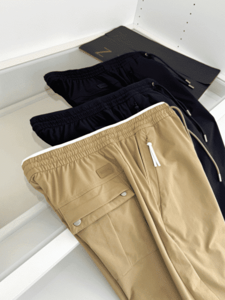 [제냐] 코튼 블렌드 카고 조거 팬츠 (3 COLORS)