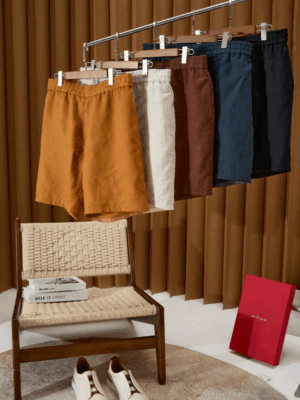 [키톤] 린넨 드로스트링 쇼츠 (5 COLORS)