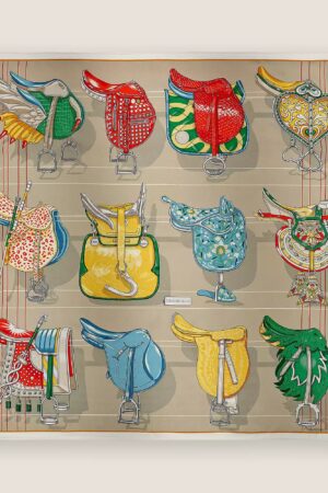 [에르메스] 뚜스 앙 셀 90 카레 스카프 (5 COLORS)