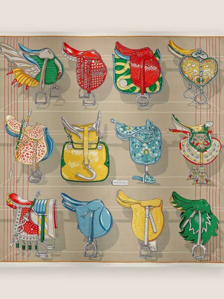 [에르메스] 뚜스 앙 셀 90 카레 스카프 (5 COLORS)