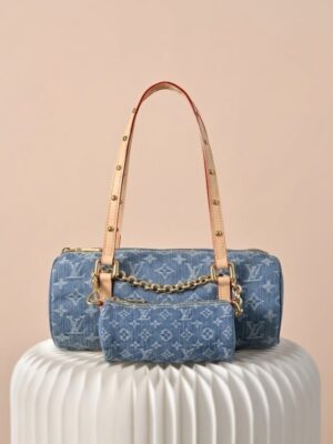 [루이비통] 데님 빠삐용 M46830