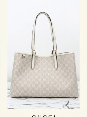 [구찌] GG 엠블럼 라지 토트백