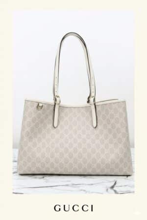 [구찌] GG 엠블럼 라지 토트백