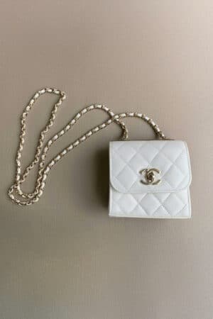 [샤넬] 트렌디 CC 미니백 화이트 A81633