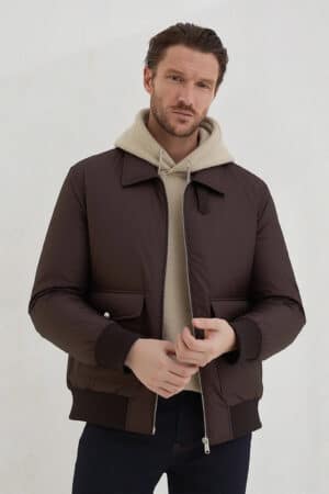 [브루넬로 쿠치넬리]  나일론 봄버 자켓 (3 COLORS)