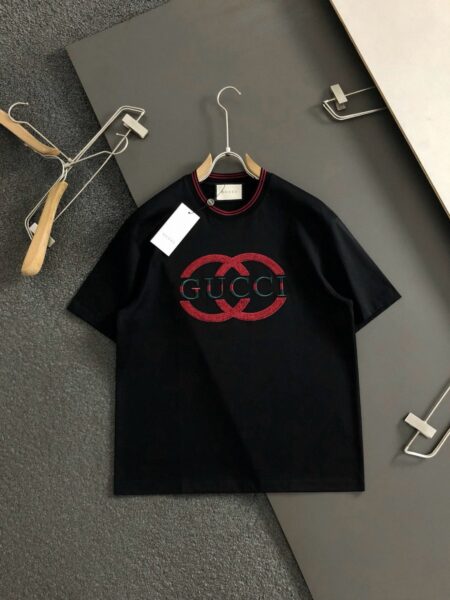 [구찌] 인터로킹 G 로고 코튼 티셔츠