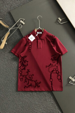 [에르메스] 카발리에 자수 폴로 셔츠
