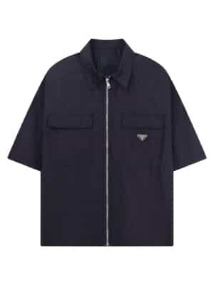 [프라다] 반팔 경량 나일론 셔츠