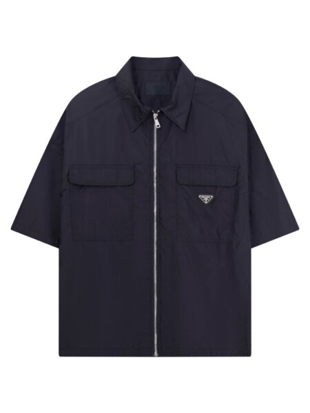 [프라다] 반팔 경량 나일론 셔츠