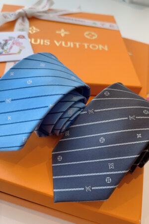 [루이비통] 모노그램 스트라이프 넥타이 (2 COLORS)